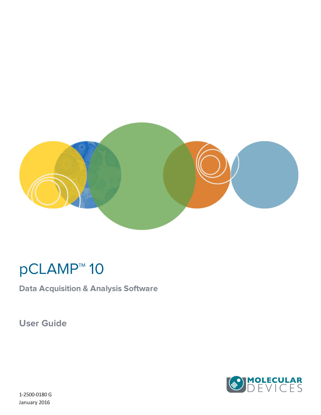 Pclamp 10 Data Acquisition and Analysis Software User Guide