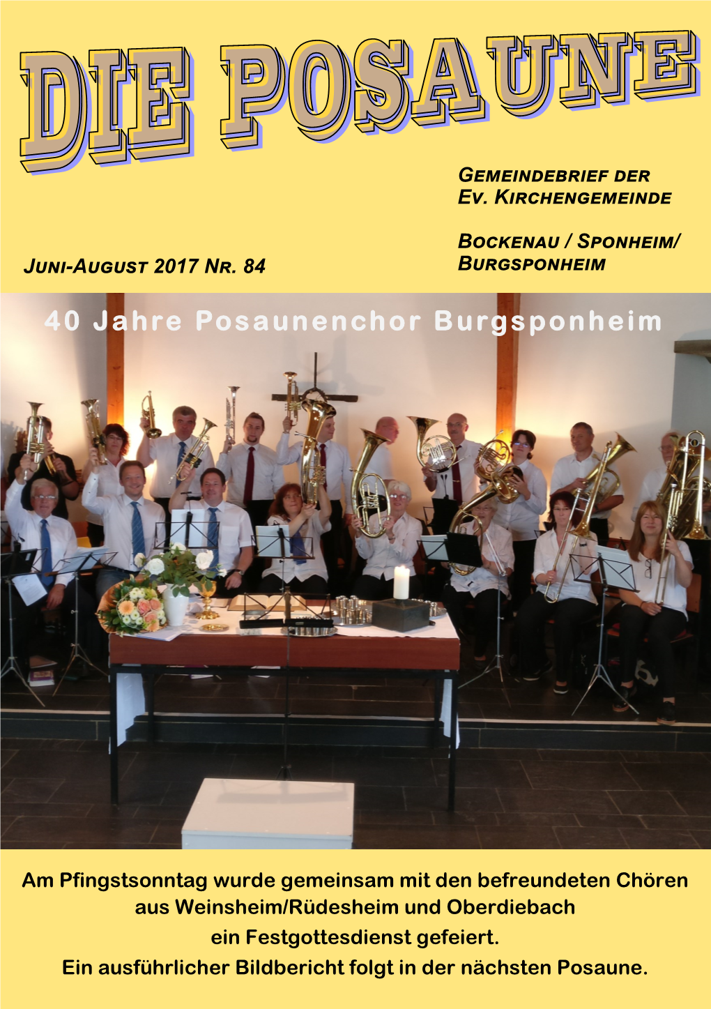 40 Jahre Posaunenchor Burgsponheim