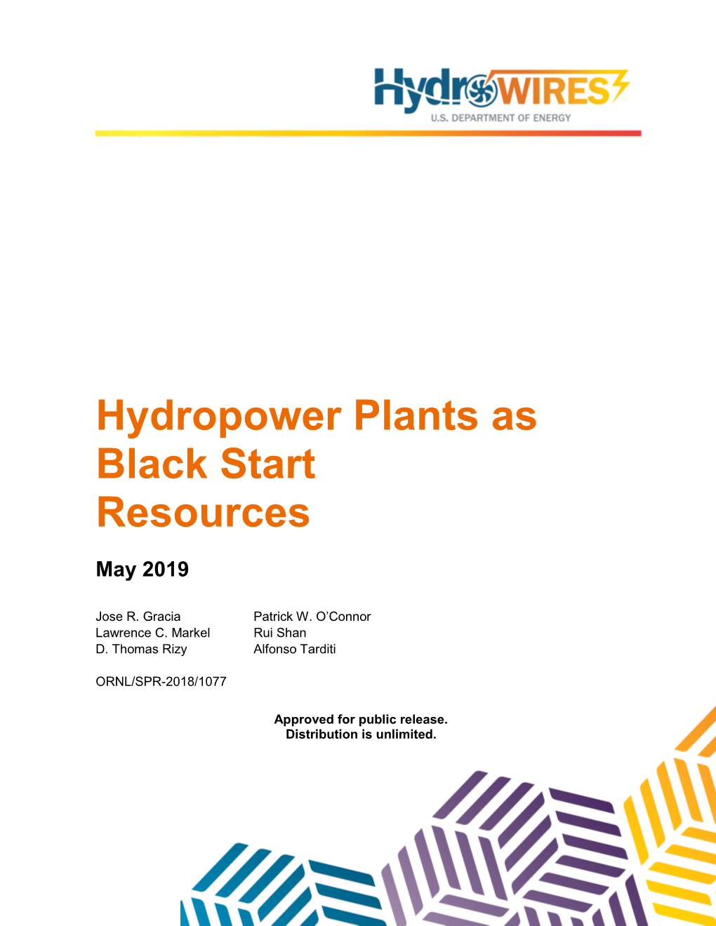 Hydropower Plants As Black Start Resources