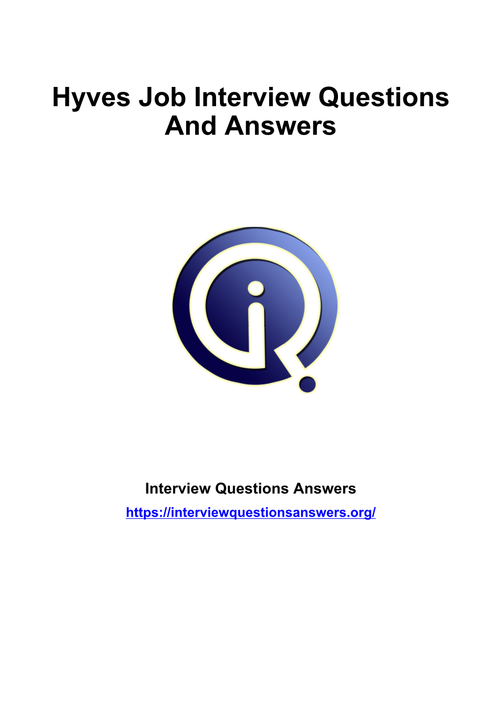 Download Hyves Interview Questions