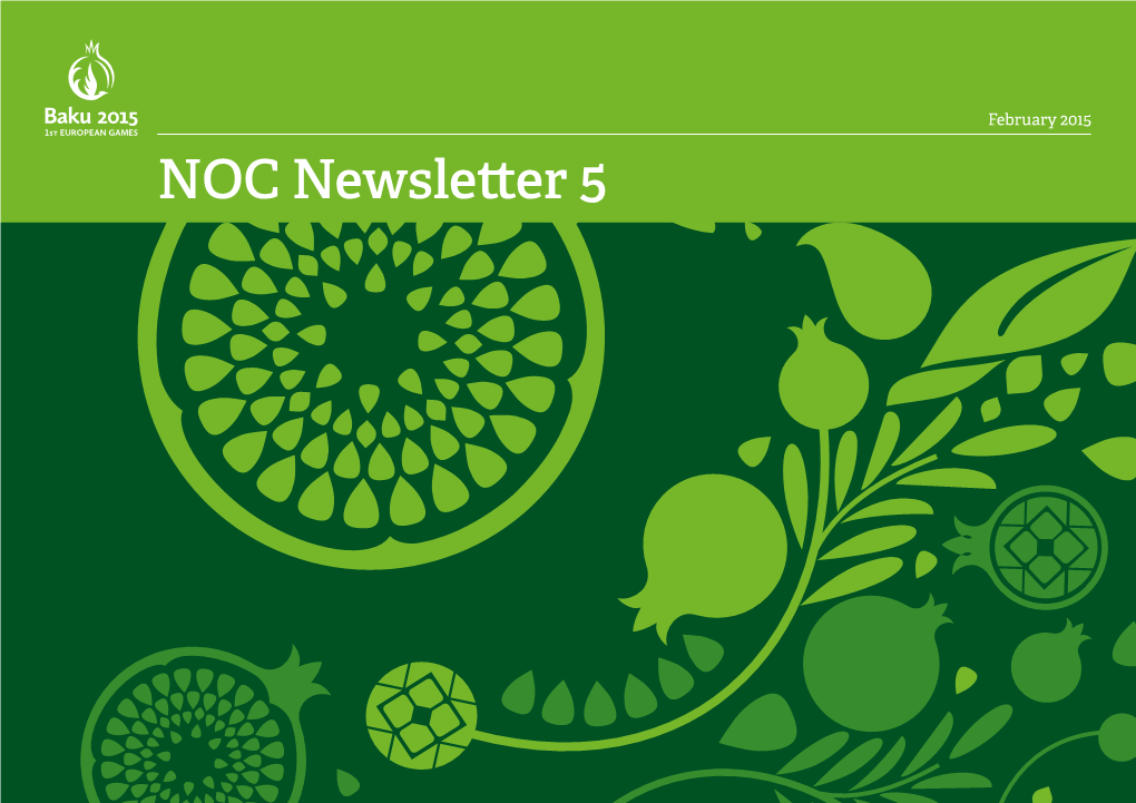 Baku 2015 NOC Newsletter 5