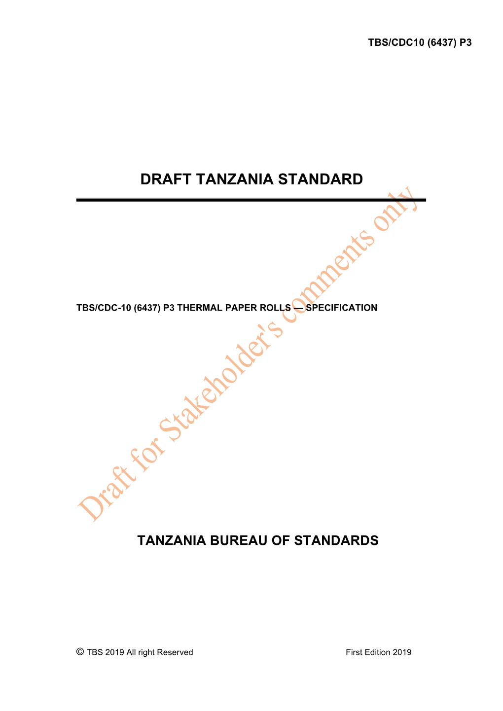 Tanzania Bureau of Standards