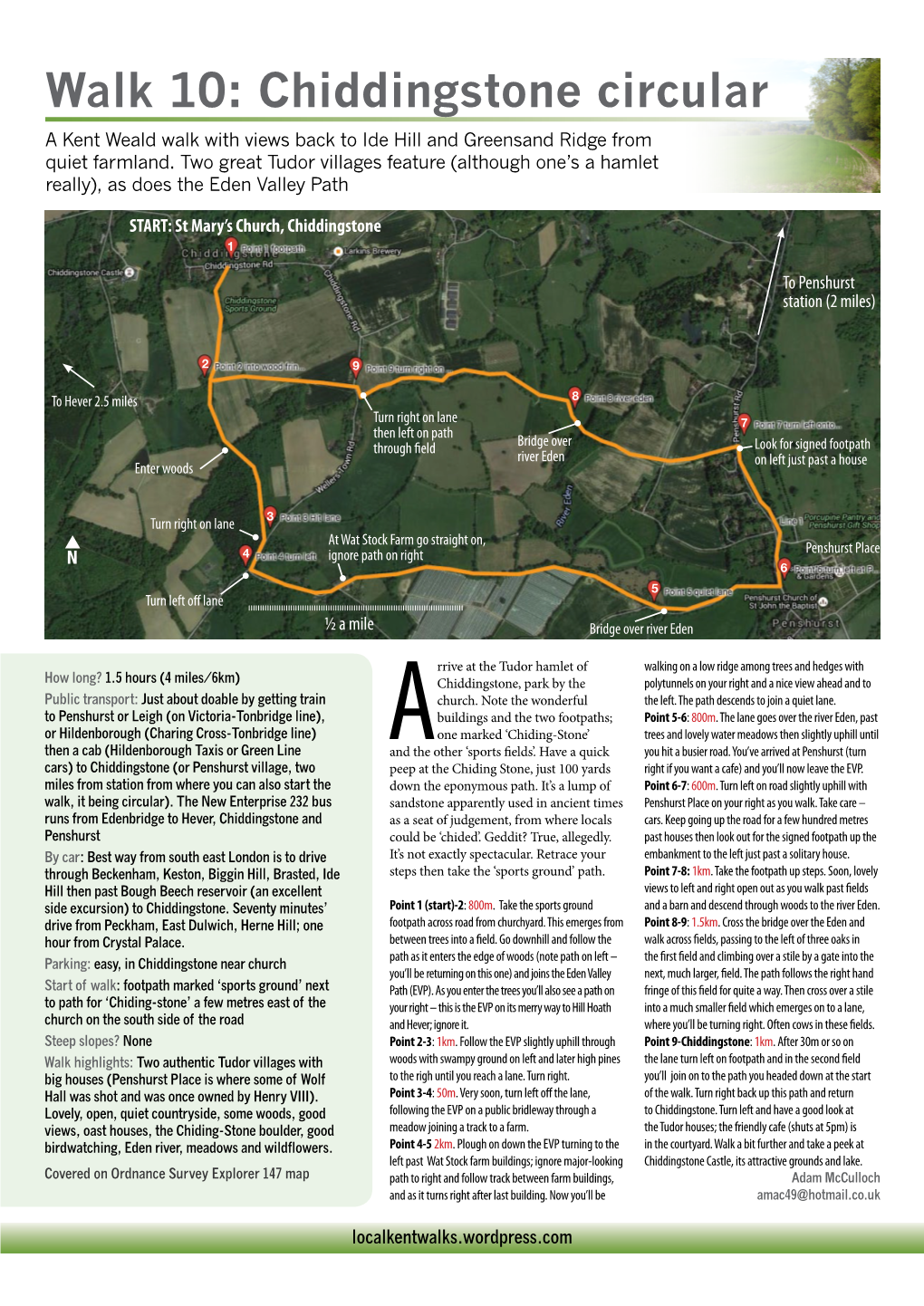 Chiddingstone/Penshurst Circular