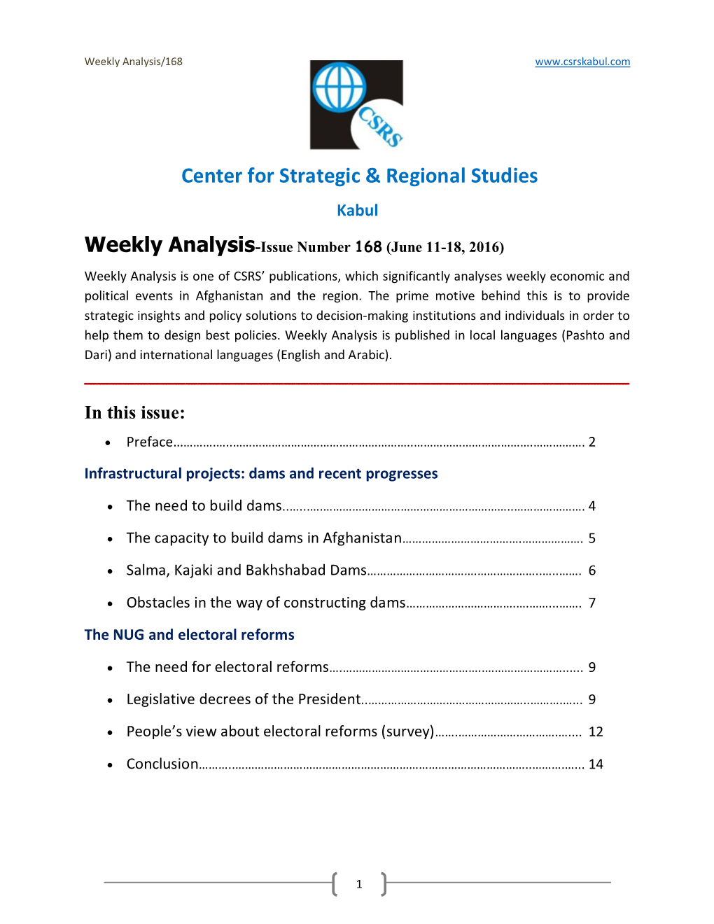 Weekly Analysis-168