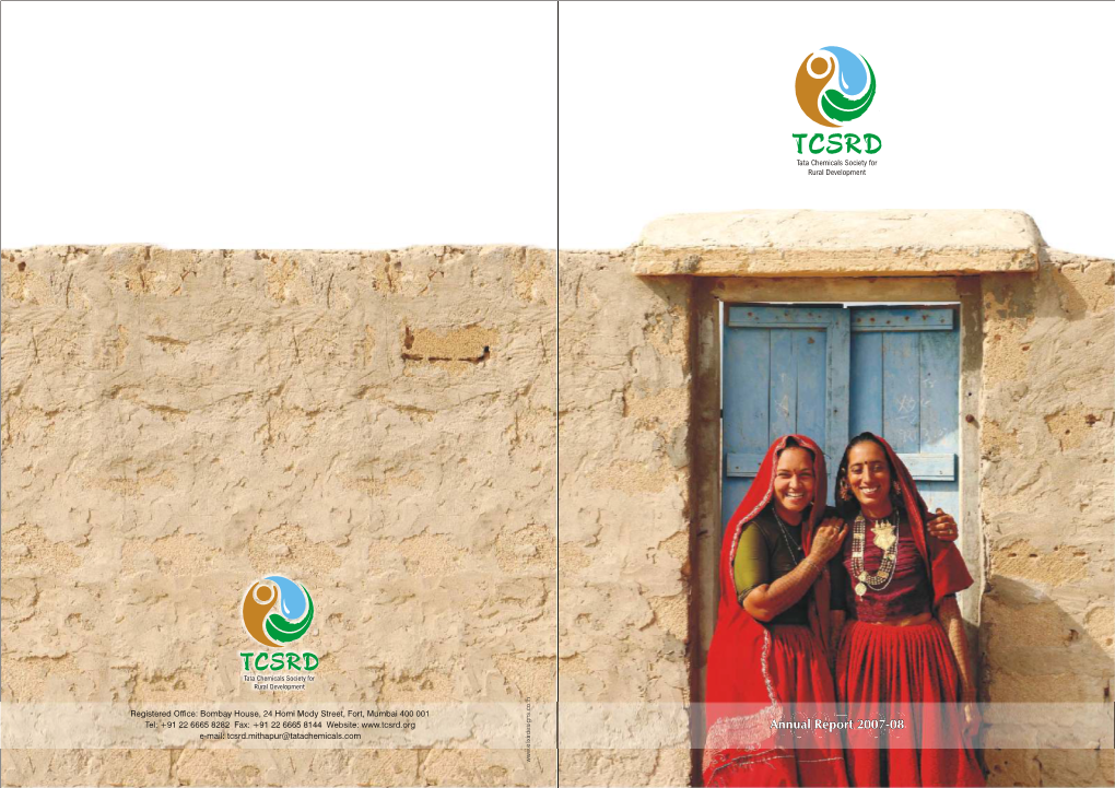 TCSRD Annual Report 2007-08