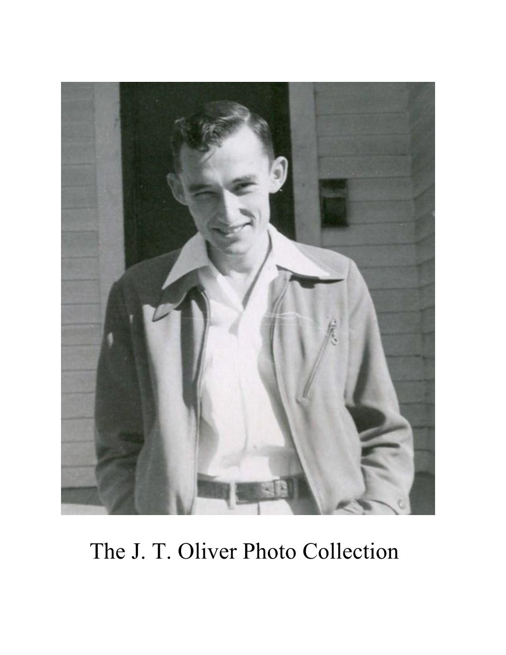 The J. T. Oliver Photo Collection