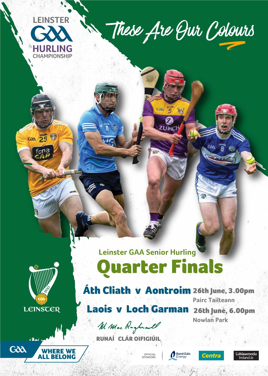 Dublin V Antrim, Laois V Wexford