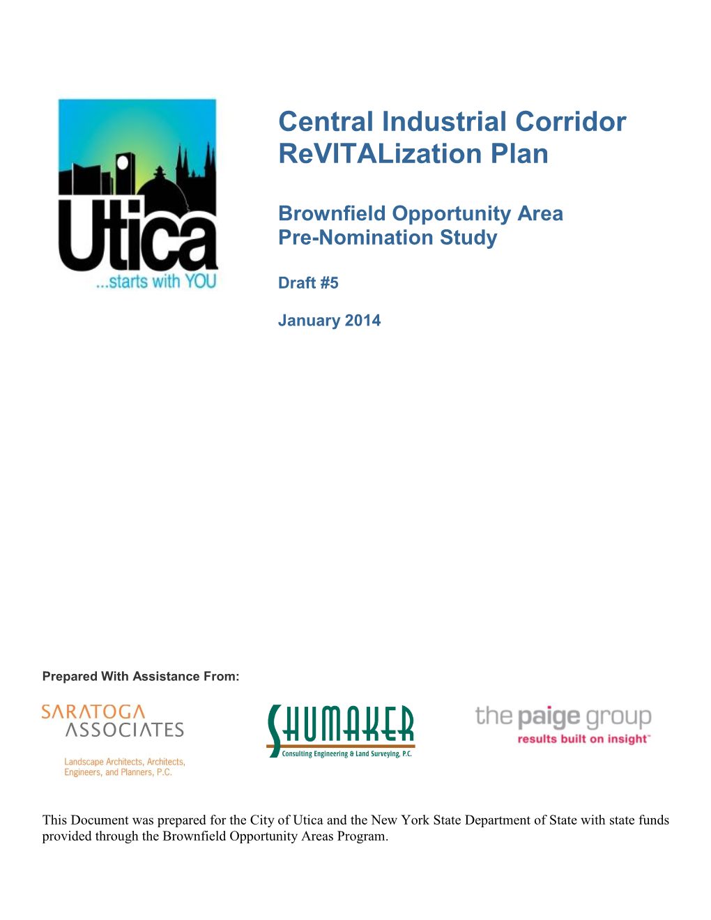 Central Industrial Corridor Revitalization Plan