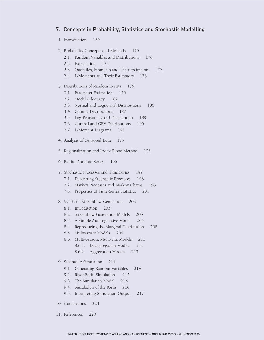 7. Concepts in Probability, Statistics and Stochastic Modelling