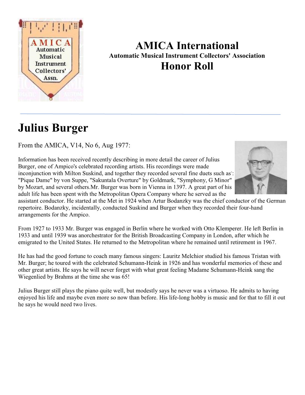 Julius Burger