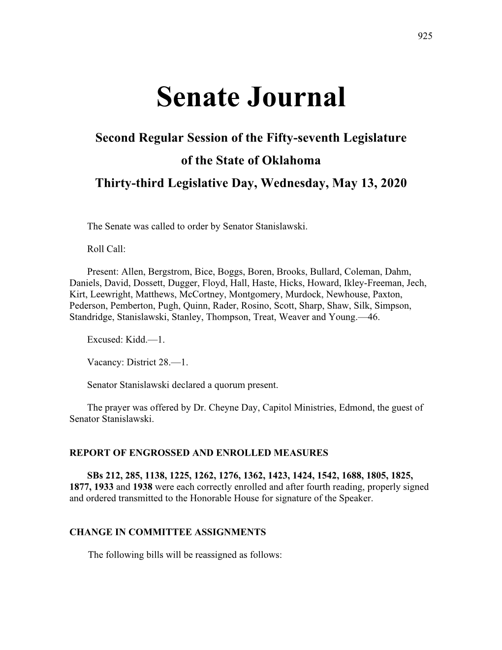 Senate Journal