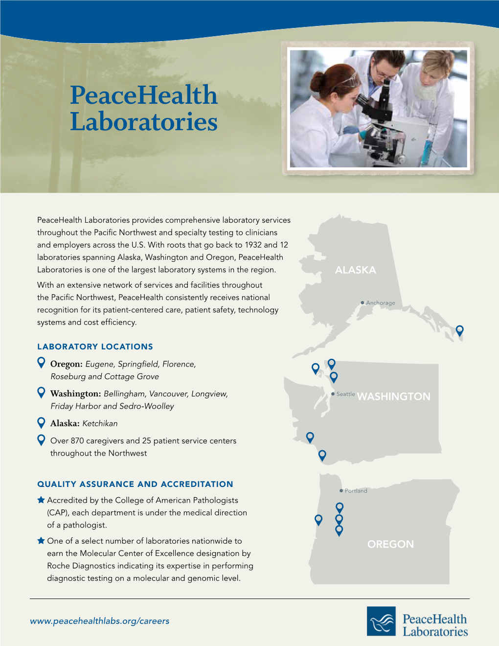 Peacehealth Labs at a Glance