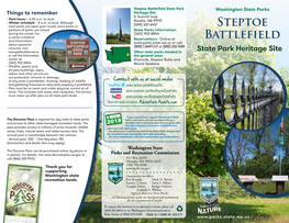 Steptoe Battlefield State Park Washington State Parks Things to Remember Heritage Site S