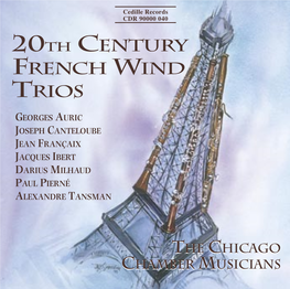 20Th Century French Wind Trios