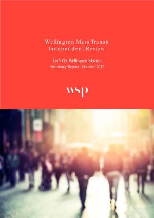 Wellington Mass Transit Independent Review
