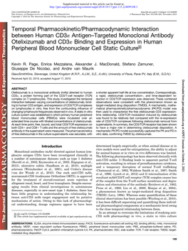 Antigen-Targeted Monoclonal Antibody Otelixizumab and C