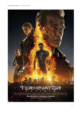 Terminator Genisys – Pressbook Italiano