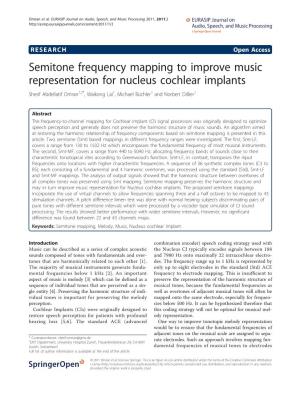 Semitone Frequency Mapping to Improve Music Representation For