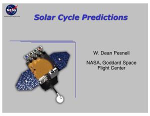 Solar Cycle Predictions