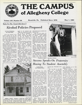 THE CAMPUS of Allegheny College