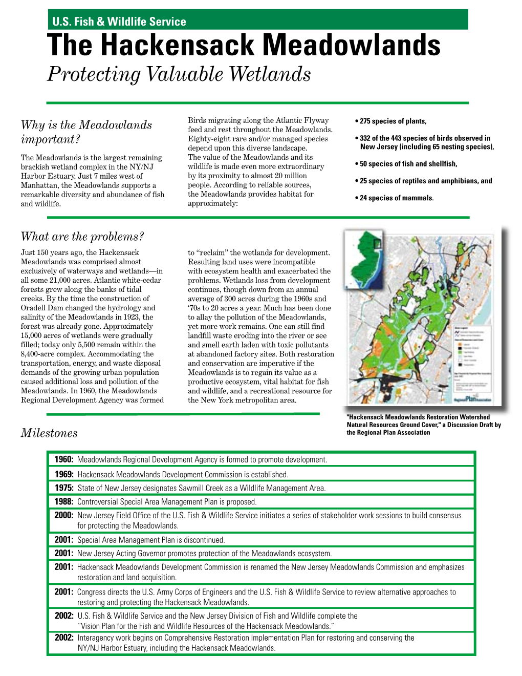 The Hackensack Meadowlands Protecting Valuable Wetlands