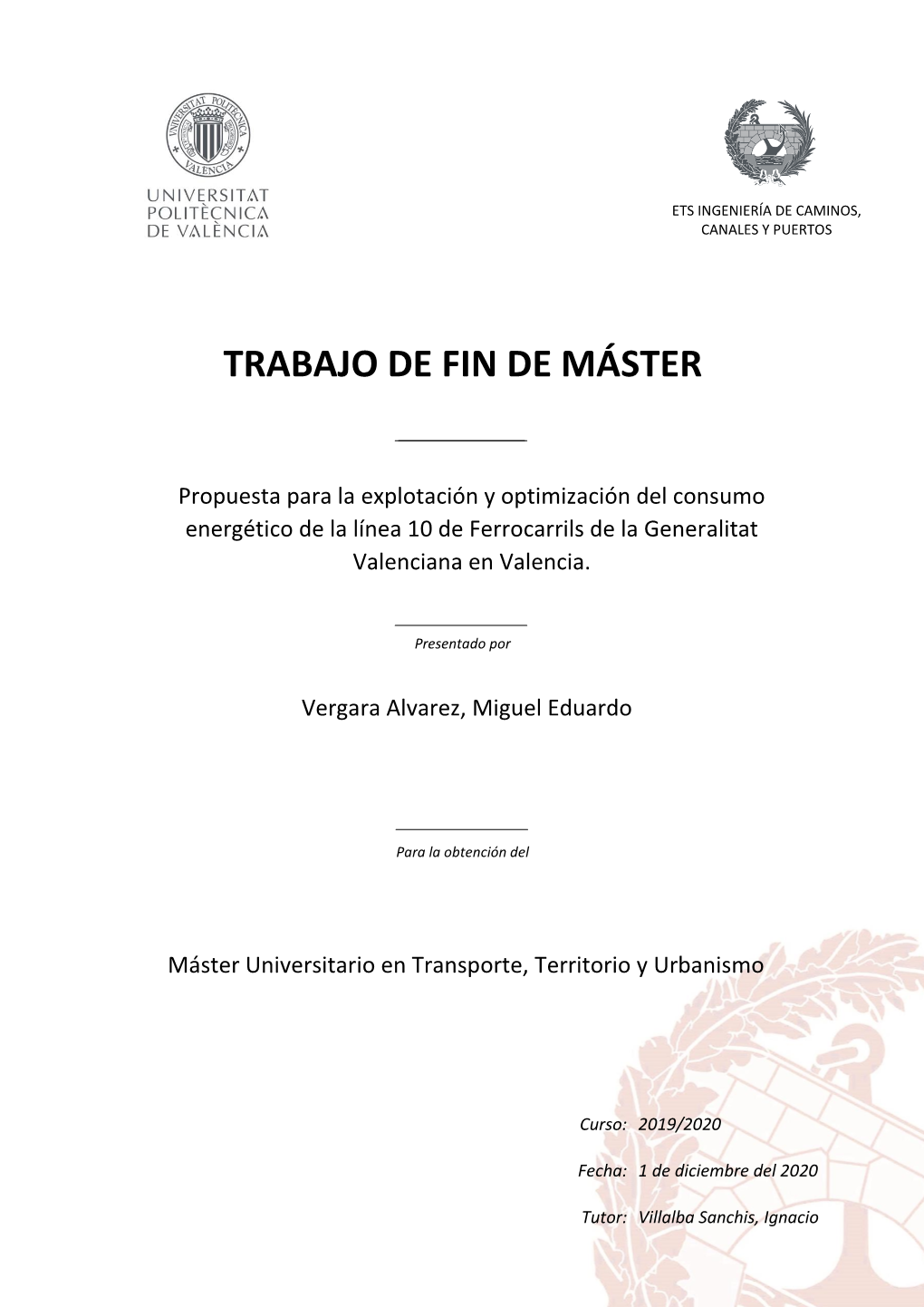 Trabajo De Fin De Máster