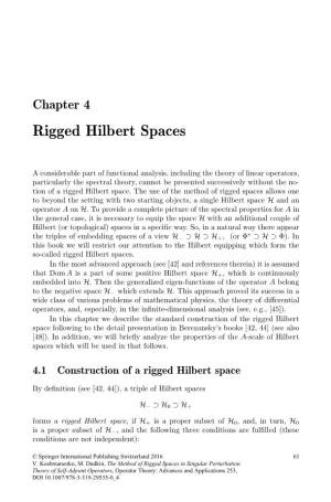 Rigged Hilbert Spaces