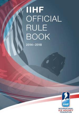 Iihf Official Rule Book