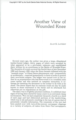 Another View of Wounded Knee
