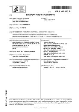 Methods for Preparing Anti-Viral Nucleotide Analogs