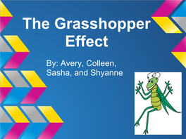 The Grasshopper Effect