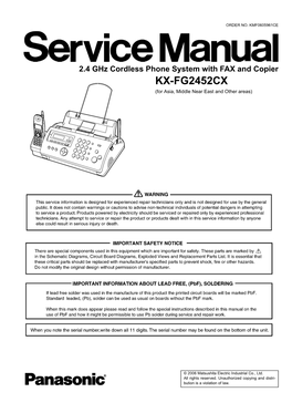 SVM : 2.4Ghz Cordless Phone System with FAX and Copier