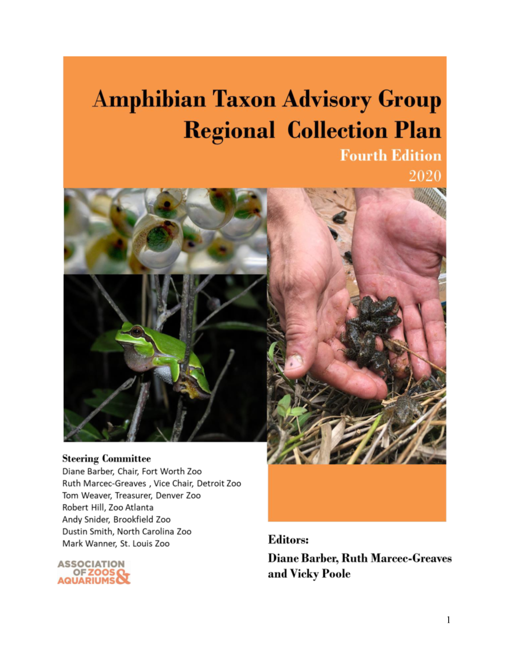 Amphibian Taxon Advisory Group Regional Collection Plan