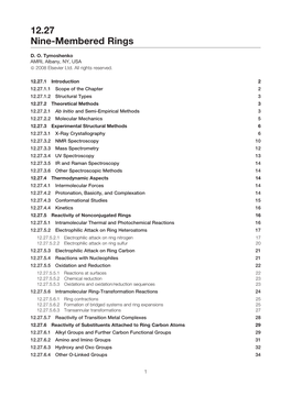 12.27 Nine-Membered Rings