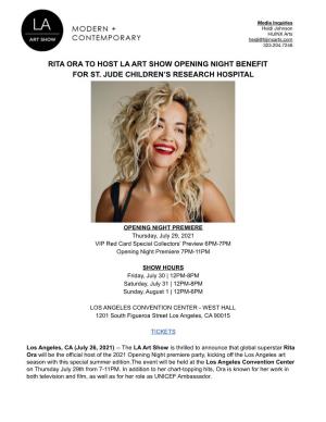 Rita Ora Press Release 7-23-21