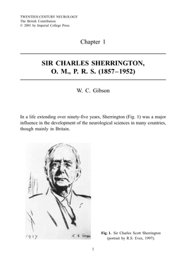 Sir Charles Sherrington, Om