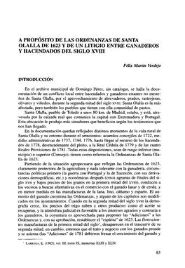 Descargar PDF “A Propósito De Las Ordenanzas De Santa Olalla De