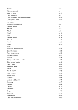 Table of Contents Provided by Blackwell's Book Services and R.R