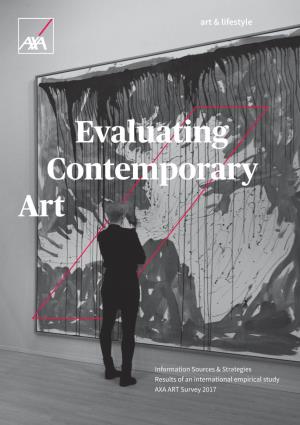 Evaluating Contemporary Art