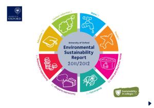 University of Oxford Sustainability Report