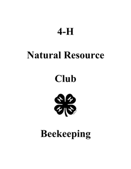 4-H Natural Resource Club Beekeeping