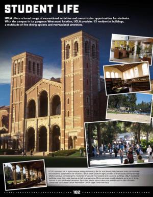 UCLA Offers a Broad Range of Recreational Activities and Co-Curricular Opportunities for Students
