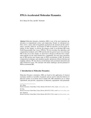 FPGA-Accelerated Molecular Dynamics