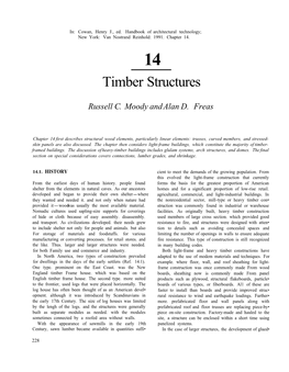 Timber Structures Chapter 14