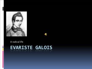 EVARISTE GALOIS the Long Road to Galois CHAPTER 1 Babylon
