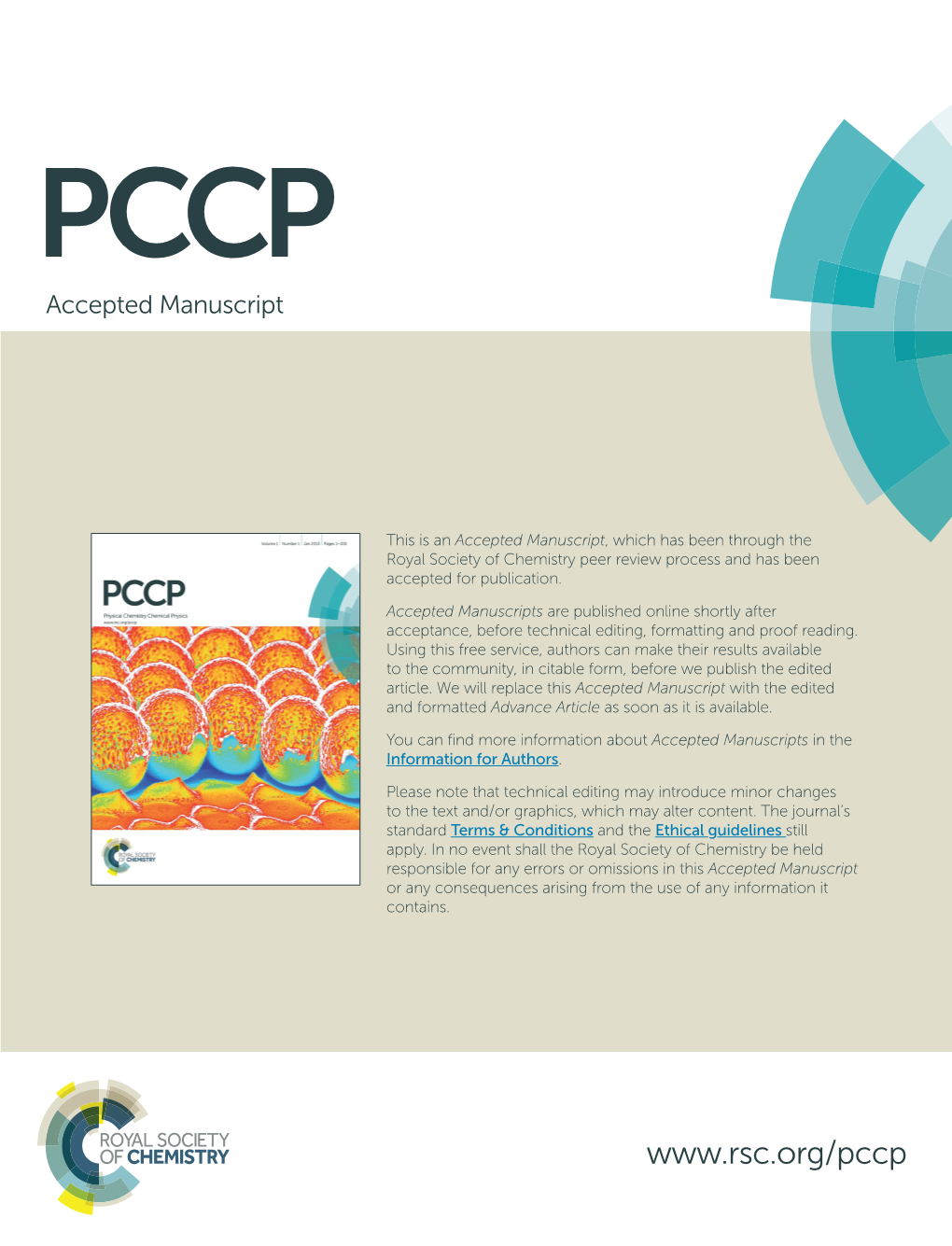 PCCP Accepted Manuscript