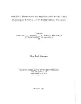 Petrology, Stratigraphy and Sedimentation of the Middle