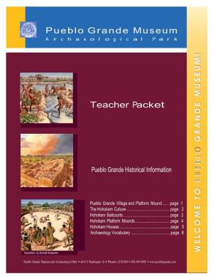 Pueblo Grande Museum Teacher Packet