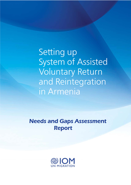 Setting up System of Assisted Voluntary Return and Reintegration in Armenia
