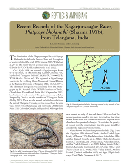 Recent Records of the Nagarjunasagar